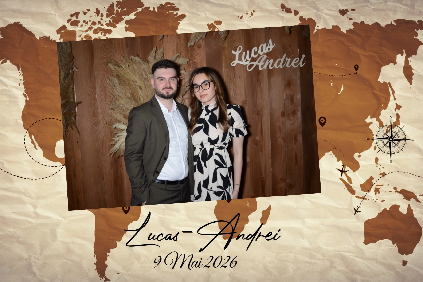 Fotografie eveniment cu fundal personalizat